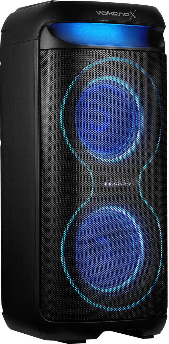 VolkanoX Partybox - Muziek Box - Draadloze Bluetooth Party Speaker - 160 Watt - Karaoke Set (VK-3902-D65)