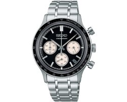 Seiko SSB479P1 Heren Chronograaf Zilver/Zwart