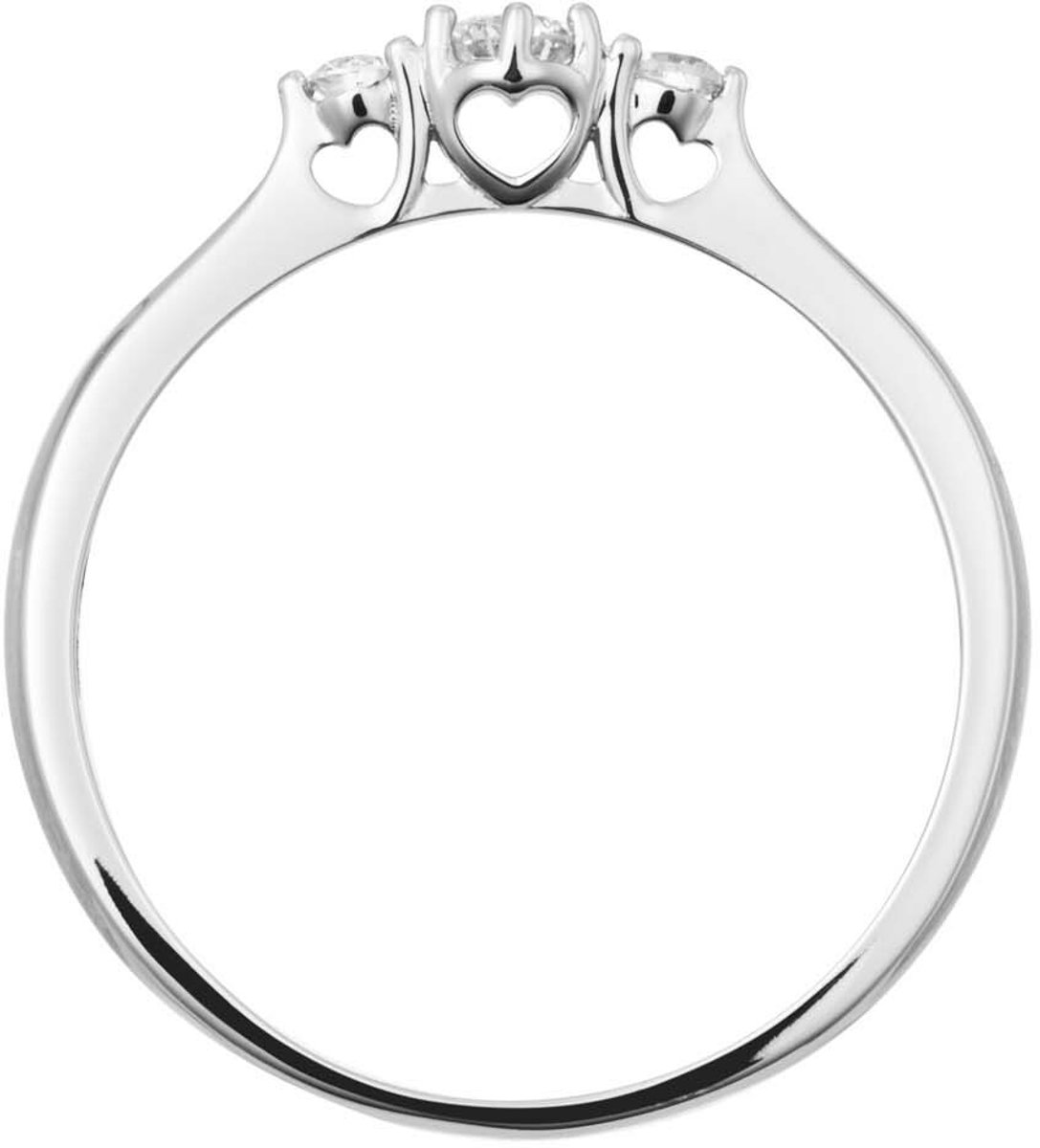 Glow 214.304054 Say Yes Dames Ring - Minimalistische ring