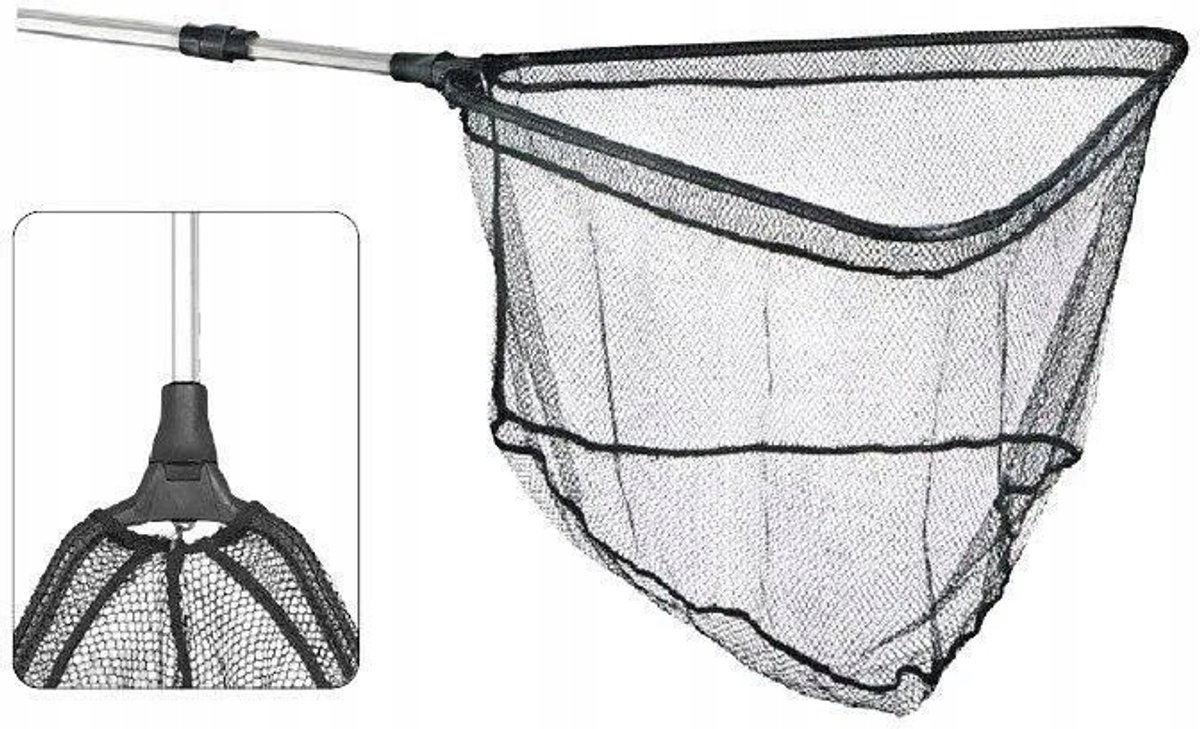 Konger ECO Visnet 160cm - 50x50cm Visnet met Telescoopsteel