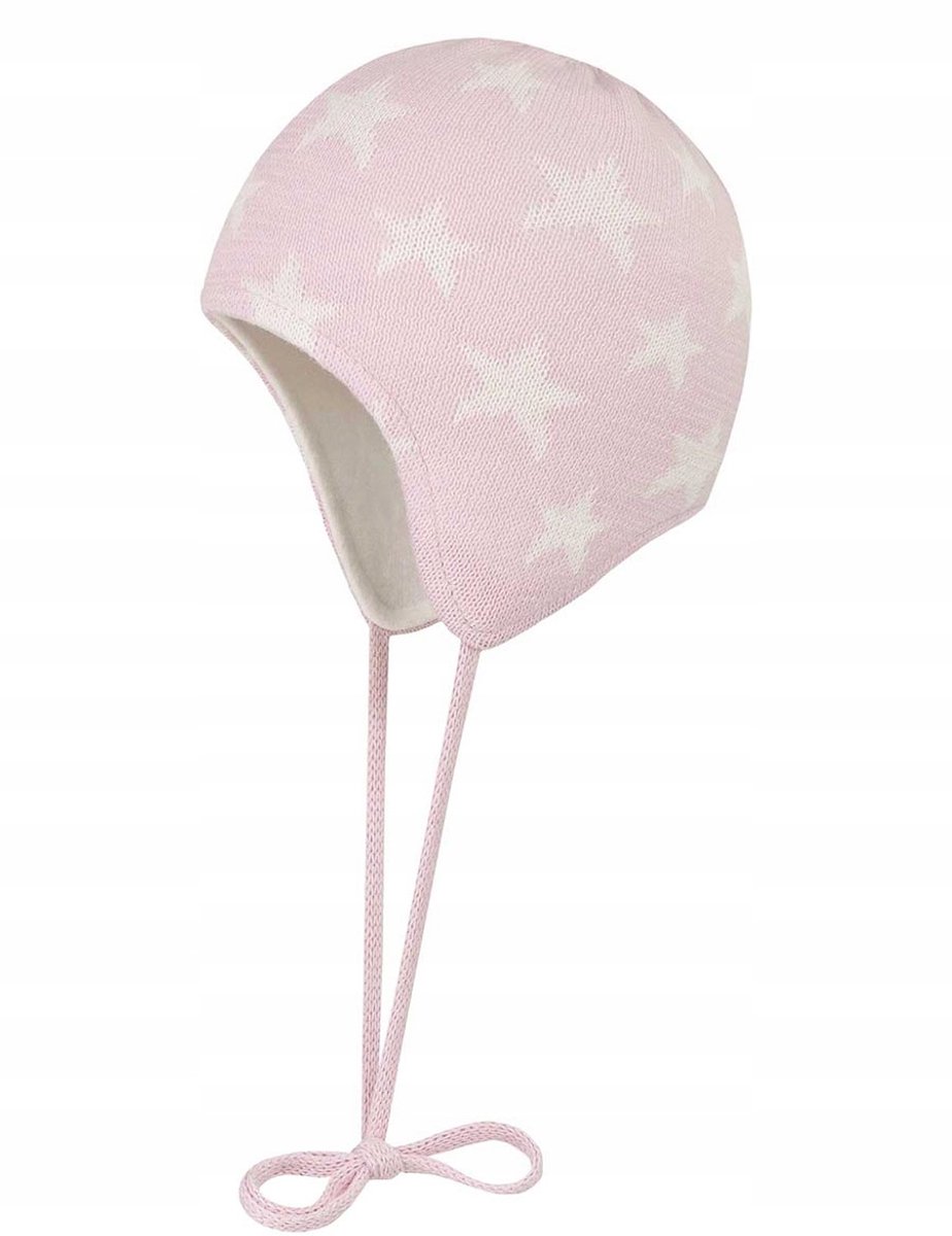 Roze baby muts met sterren, Döll, maat 45