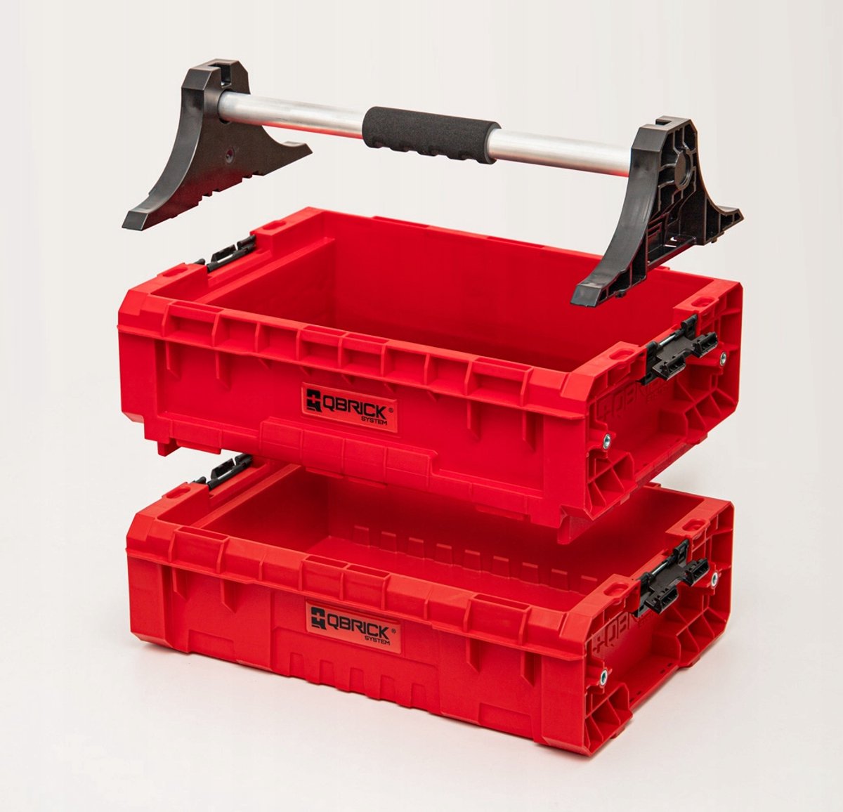 Qbrick PRO Red Gereedschapskist met Handvat & Extender 130