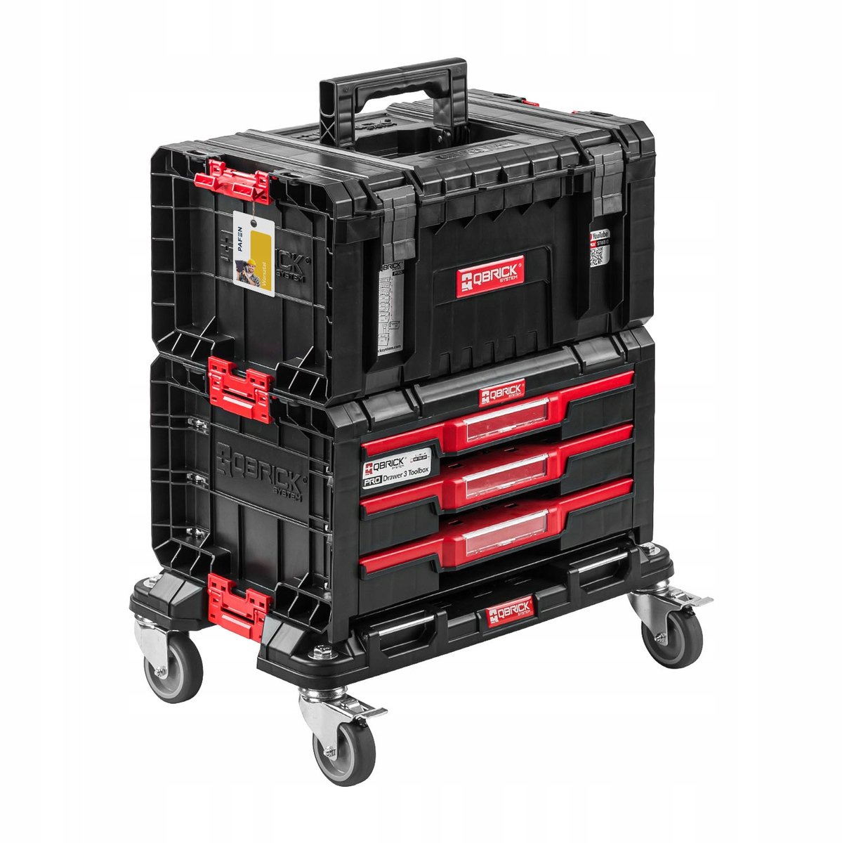 Qbrick Platforma PRO Drawer 3 Expert Gereedschapskist met Organizer
