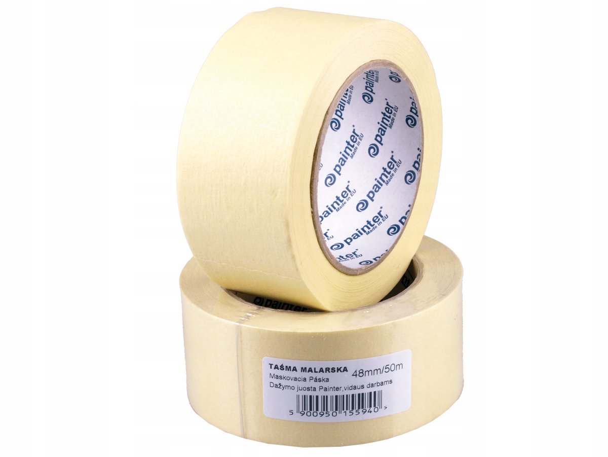 SCHILDERpapier Afplaktape 38 mm x 25 m - Professionele kwaliteit