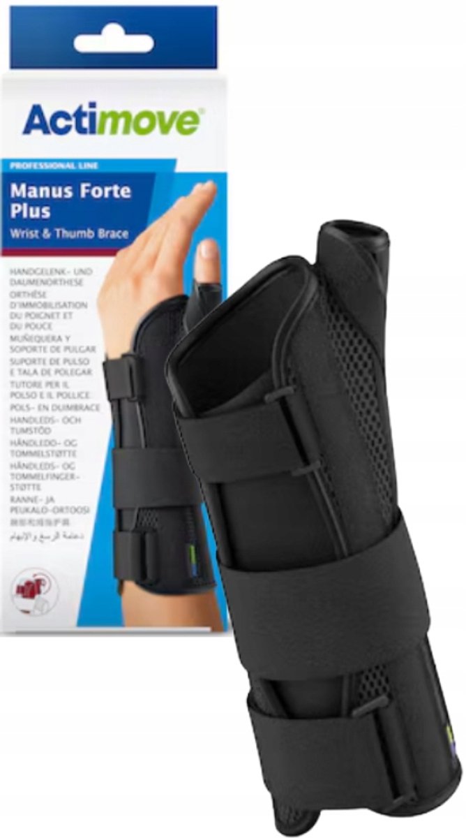 Actimove Orthese Pols & Duim Links L-XL Zwart