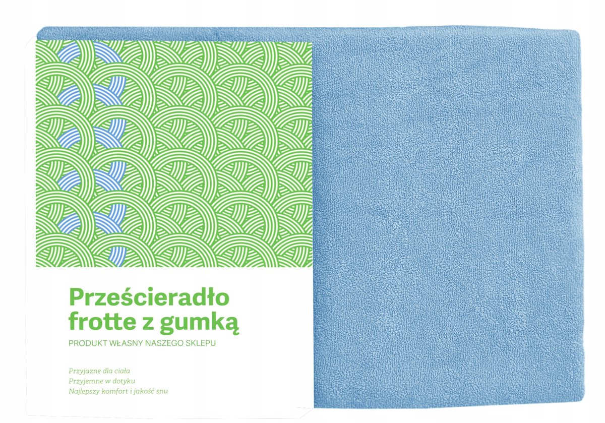 Fitted badstof hoeslaken 90x200 cm - dik en zacht