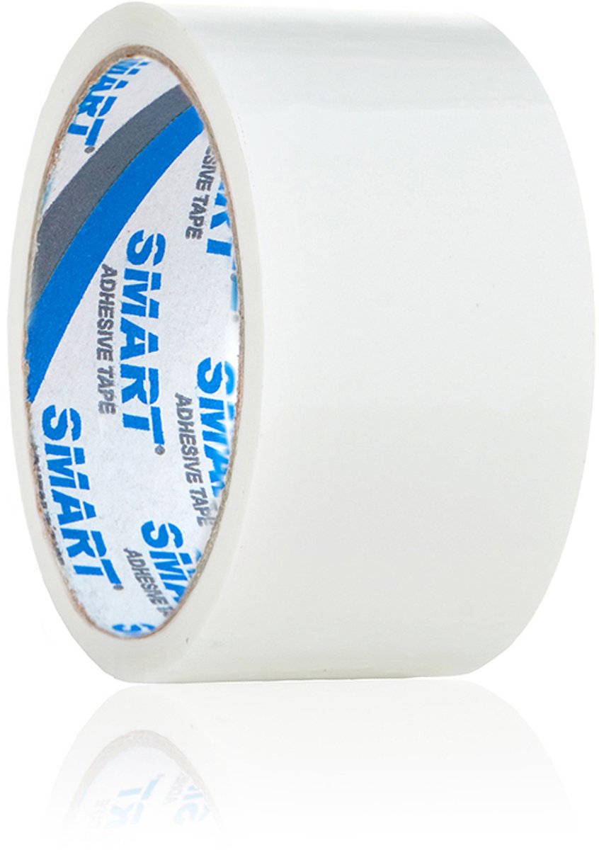 Smart Pakkingtape Wit 48mm x 45m - 1 Rol