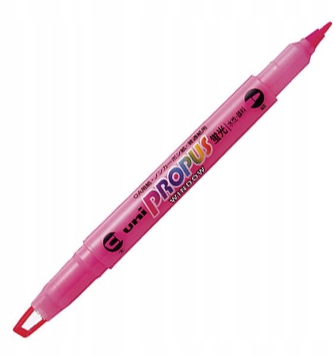 UNI PUS-102T dubbelzijdige markeerstift - roze