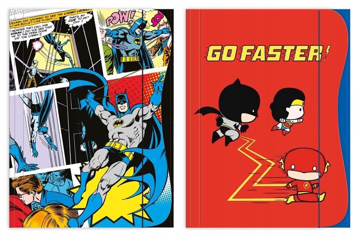 Batman A4 Kaart met Elastiek - Kinderen