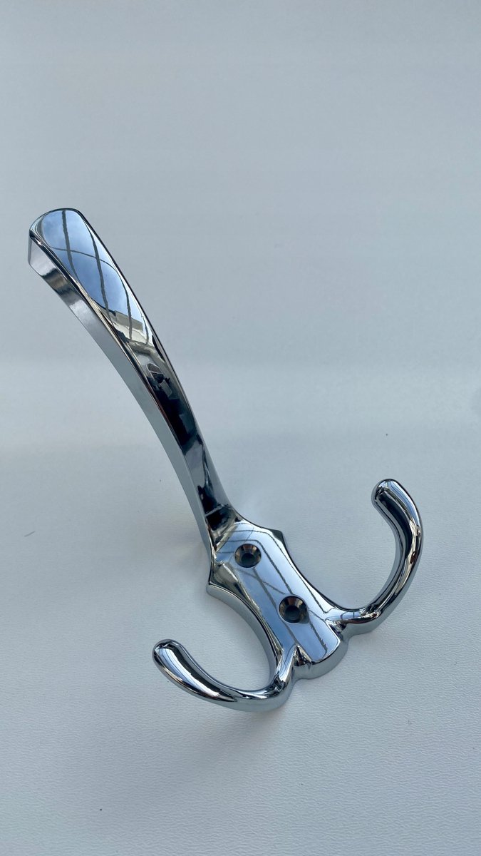 Nomet Celebes Chromen Wandkapstok met 3 Haken