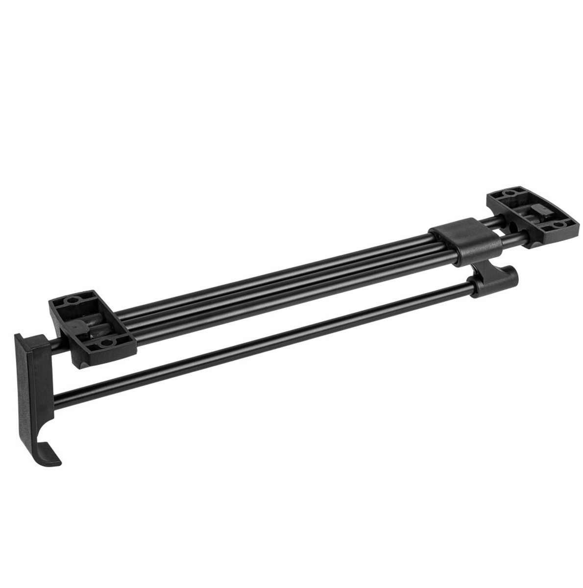 Uitschuifbare Kledinghanger 300mm Zwart - Garderobehanger