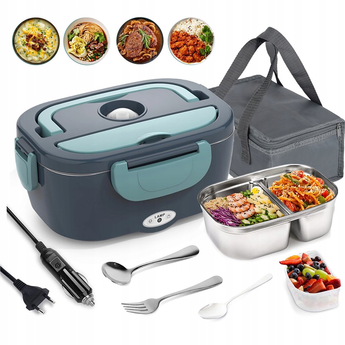 Elektrisch Verwarmbare Lunchbox 1.5L - Warm Eten Onderweg