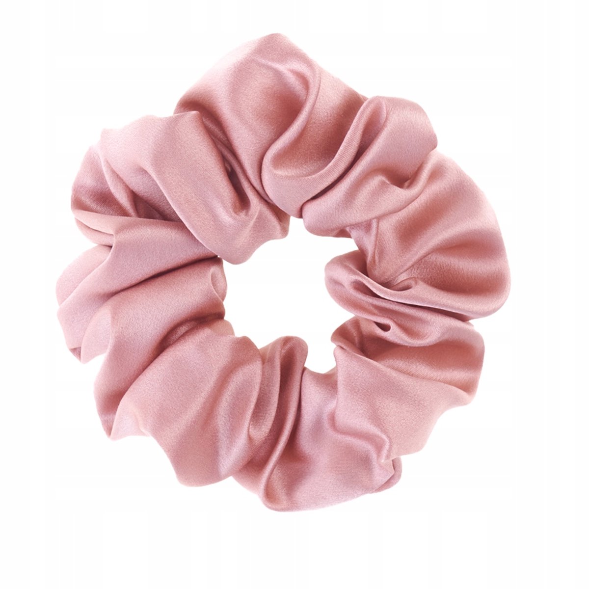 Zijde Scrunchie Haarband - 100% Zijde, Oudroze