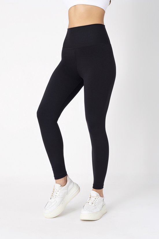 TAFUER - Dames Sportsleggings - Yoga - Fitness - Gym Sports - Hardloopbroek - High Waist - Sport Kleding - Zwart - XXL - 1 Stuk