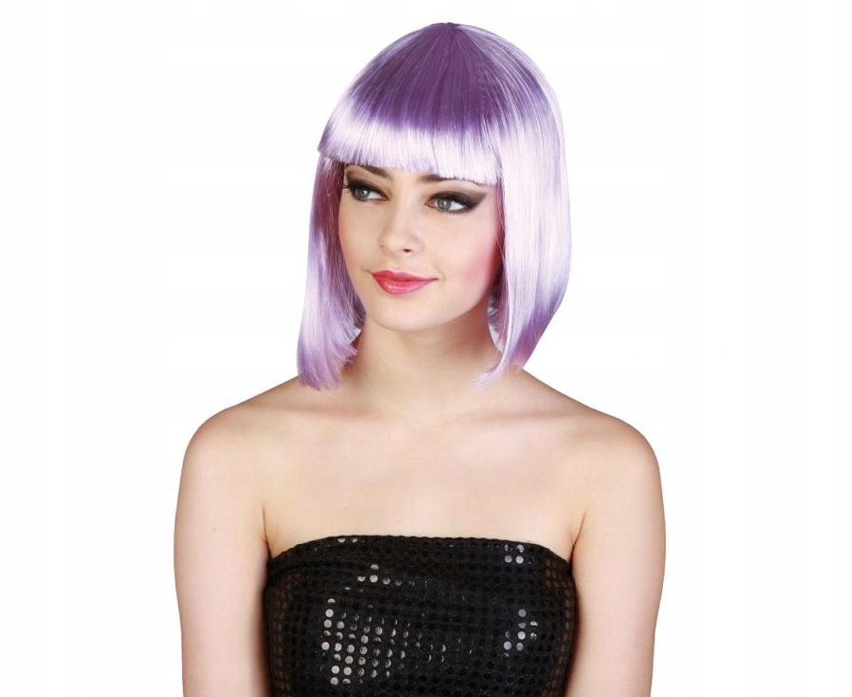 Fleurige Popster Pruik - Perfect voor carnavalsfeestjes