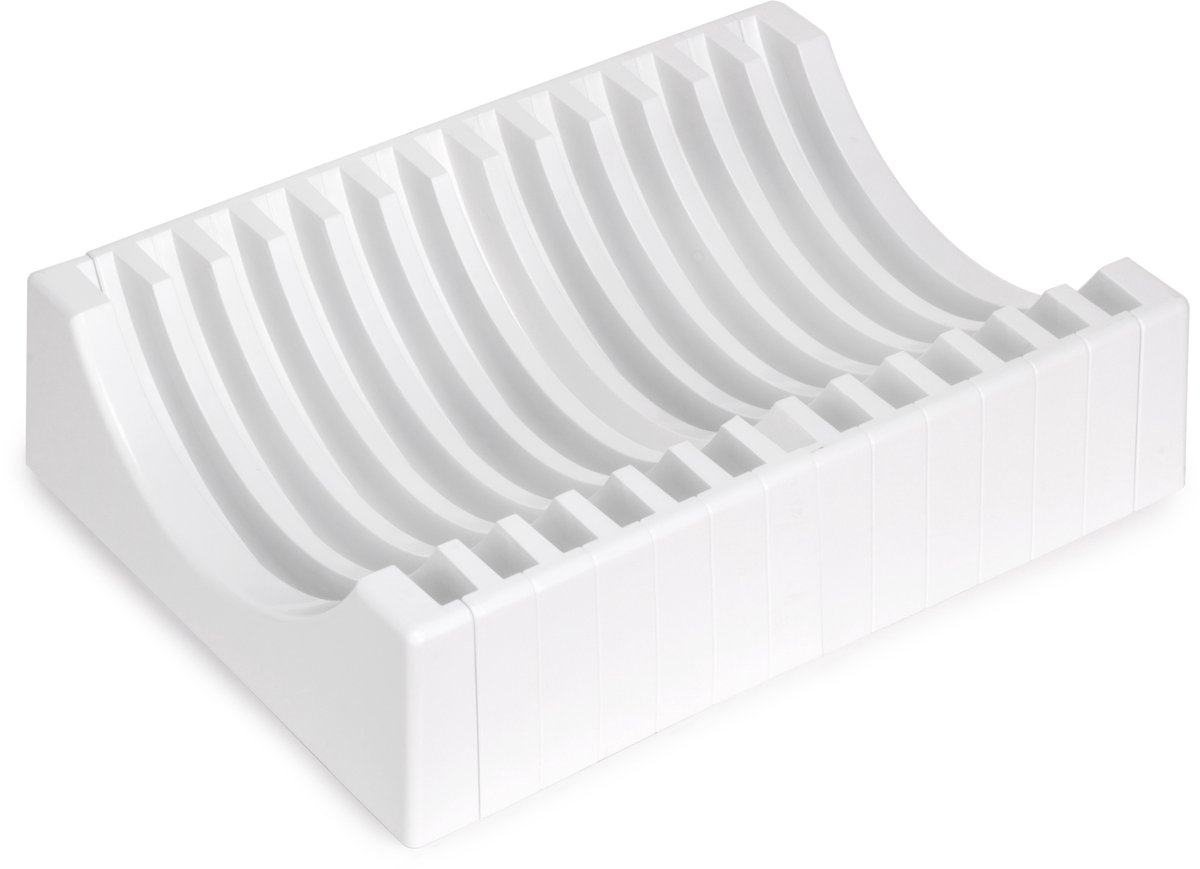 Emuca Kit van Furniture Plate Organiser Kit, voor maximaal 13 borden, Plastic, Grijs