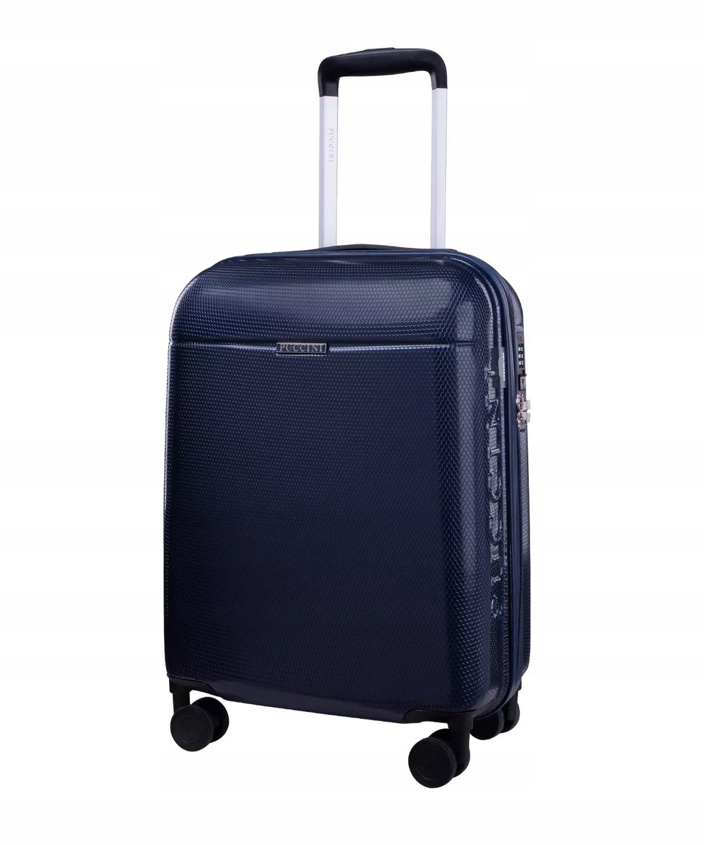 Puccini Voyager 2.0 Handbagagekoffer - Navy Blauw - Polycarbonaat