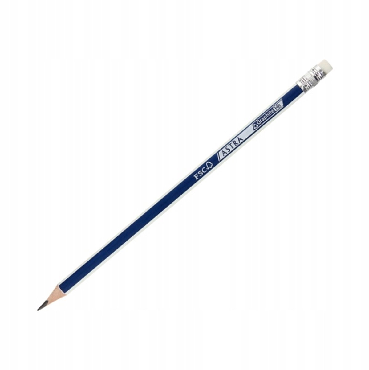 Astra HB Driehoekige Potlood met Gum - Ideaal voor School en Kantoor