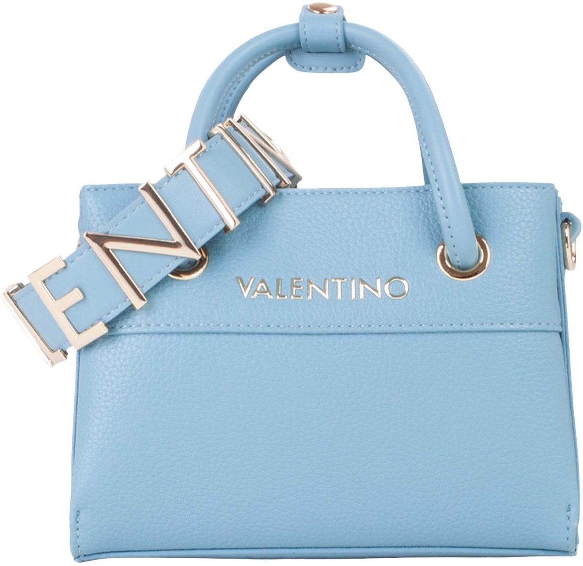 VALENTINO handtas schoudertas Alexia Tote Avio Lichtblauw