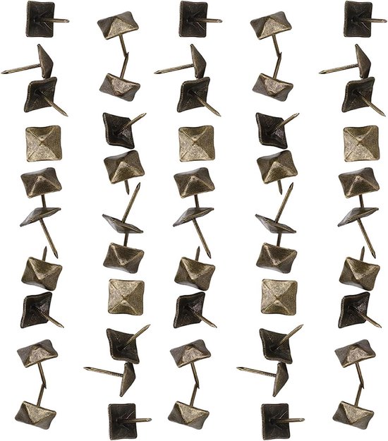 Behangspijkers, 200 stuks, sierklinknagels voor meubels, kleding