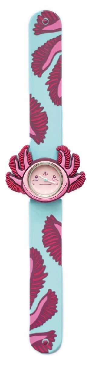 Mava: slap horloge AXOLOTL, gemaakt van huidvriendelijk siliconenmateriaal, 22cm