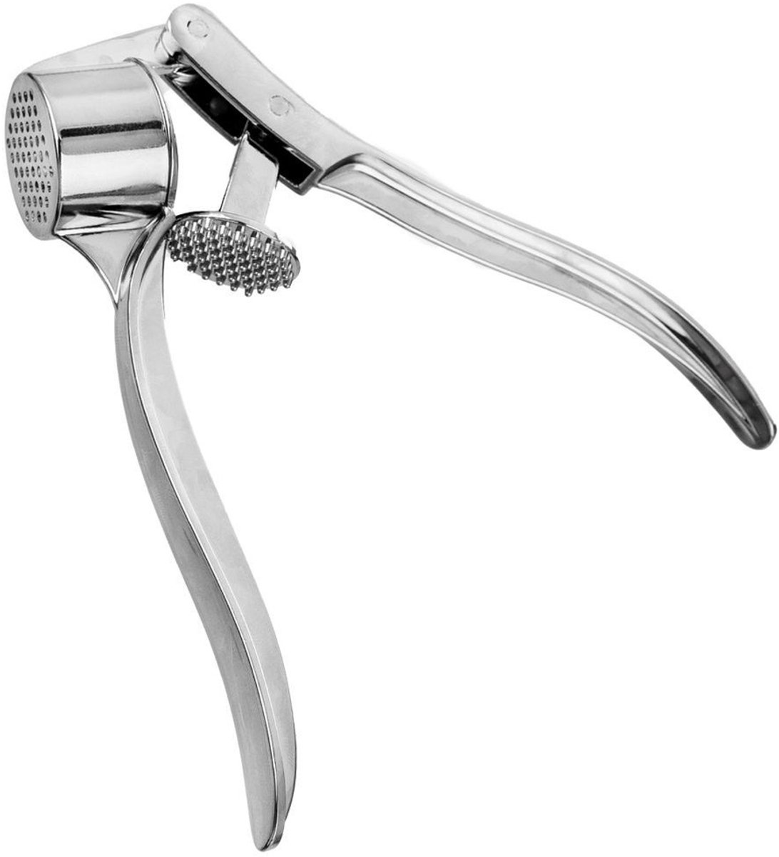 Orion LUXY Serie - Knoflookpers - Metaal - 15 cm