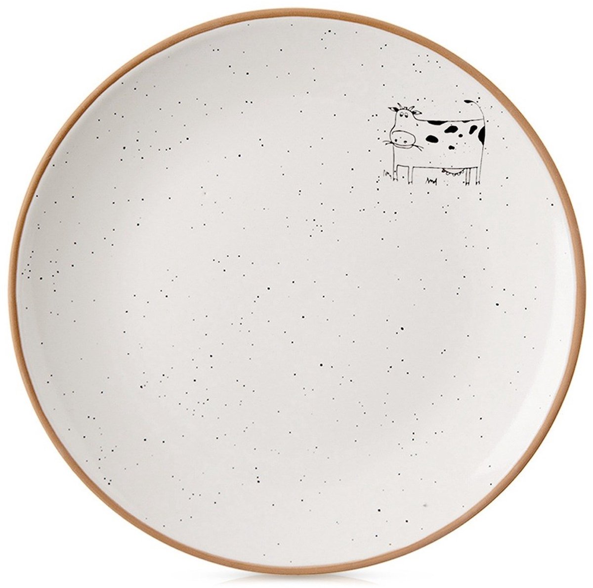 Orion - Keramische Dessertbord - 20 cm - Beige - Dishwasserbestendig