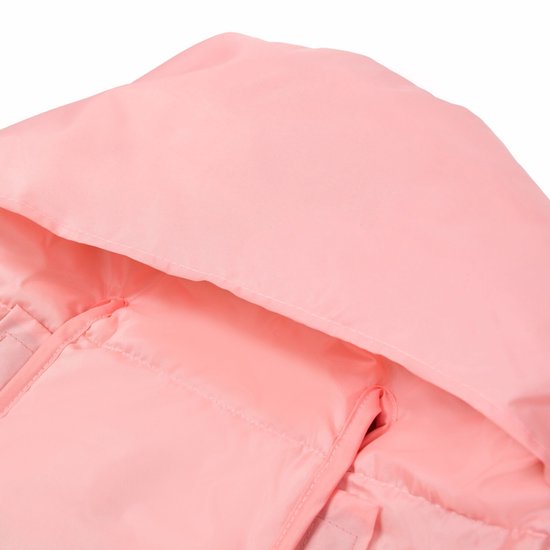 Roze voetenzak kinderwagen - bont - tas - hoes - 90x45 cm van Deryan — afbeelding 3