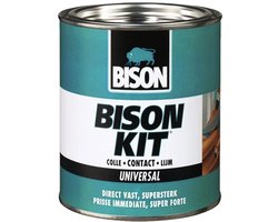 Bison Kit® blik 750 ml, sterke, universele contactlijm, vochtbestendig, vorstbestendig, -40°C tot +70°C, eenvoudig in gebruik