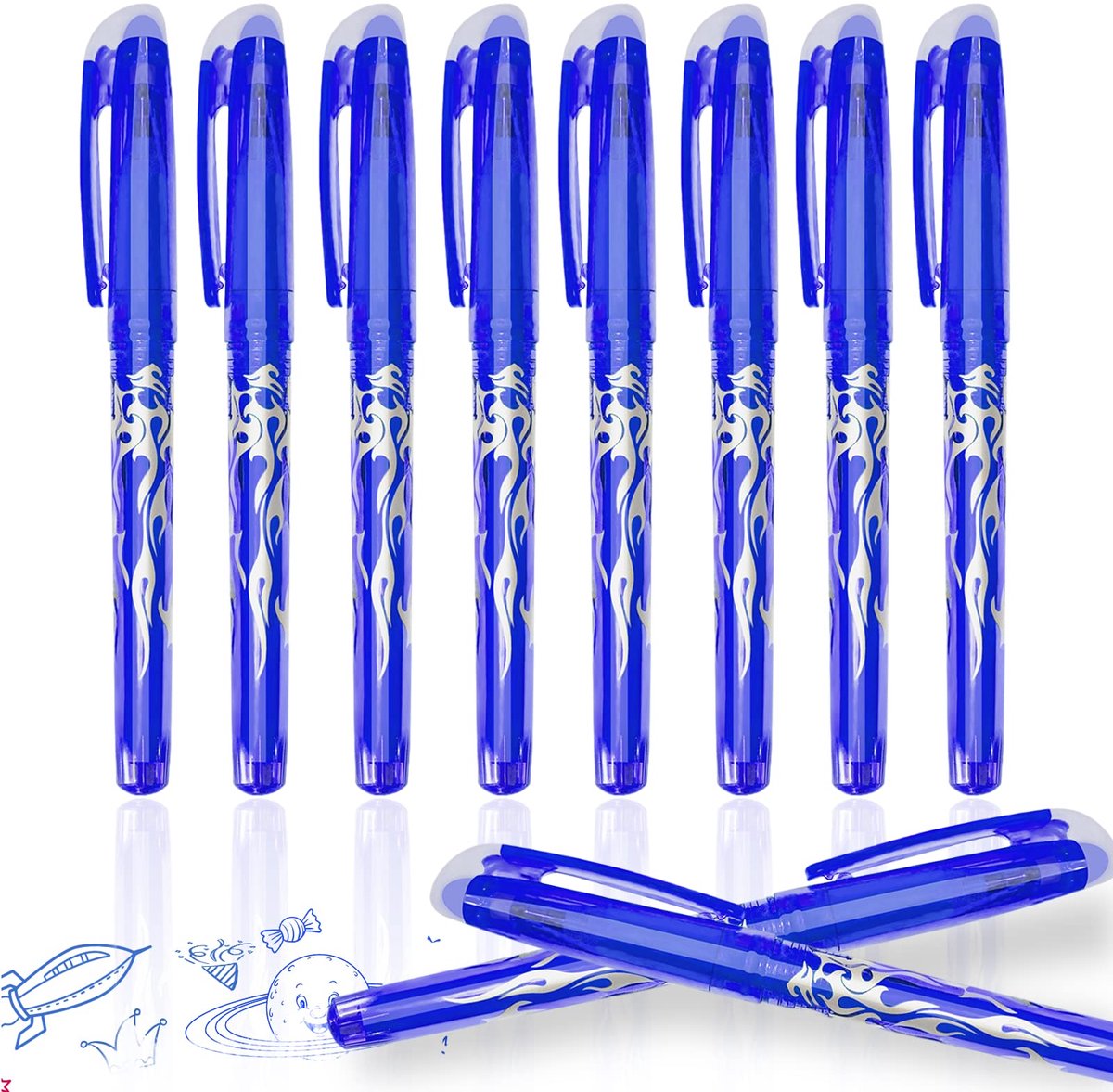 IMPERATORIS® Balpennen - Comfortabele Grip - Pennen - 8 Stuks