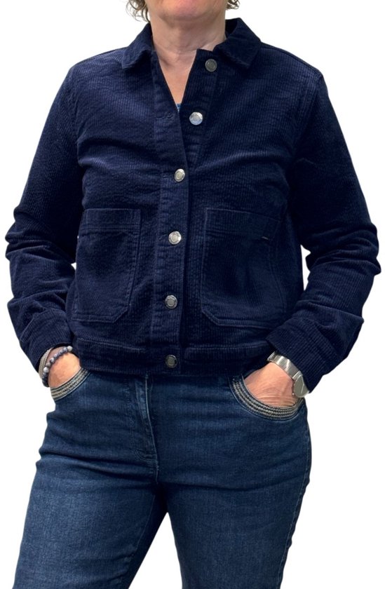 Brandtex. Sportief Vest Jasje Rib- Stof Marine | bol