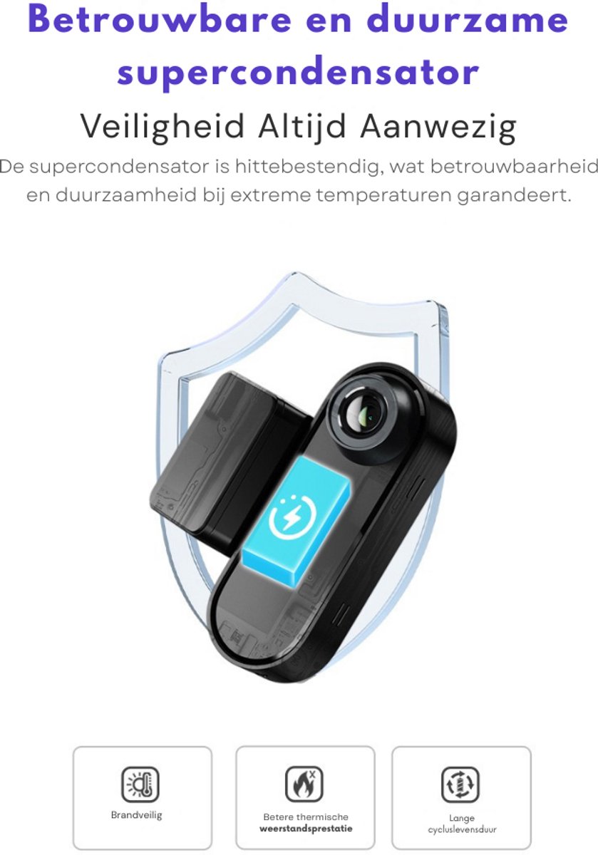 Dashcam Auto met 4K Camera Voor en Achter met 64GB SD Kaart - GPS - Dual Dashcam - DDPAI N5 – foto 4