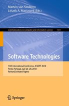Communications in Computer and Information Science 1077 - Software Technologies