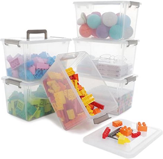 LockandLock Persplaat, lekvrij, luchtdicht, Kimchi-bakje, 4,5 l, BPA-vrij, één handgreep, transparante behuizing, houdt frisse smaak