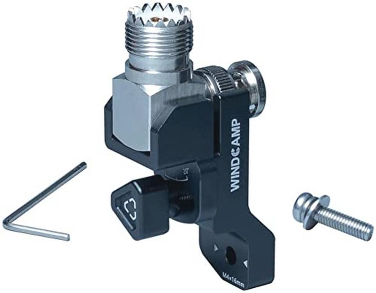 Compacte Quick Release Antenneondersteuning voor Draagbare Transceivers
