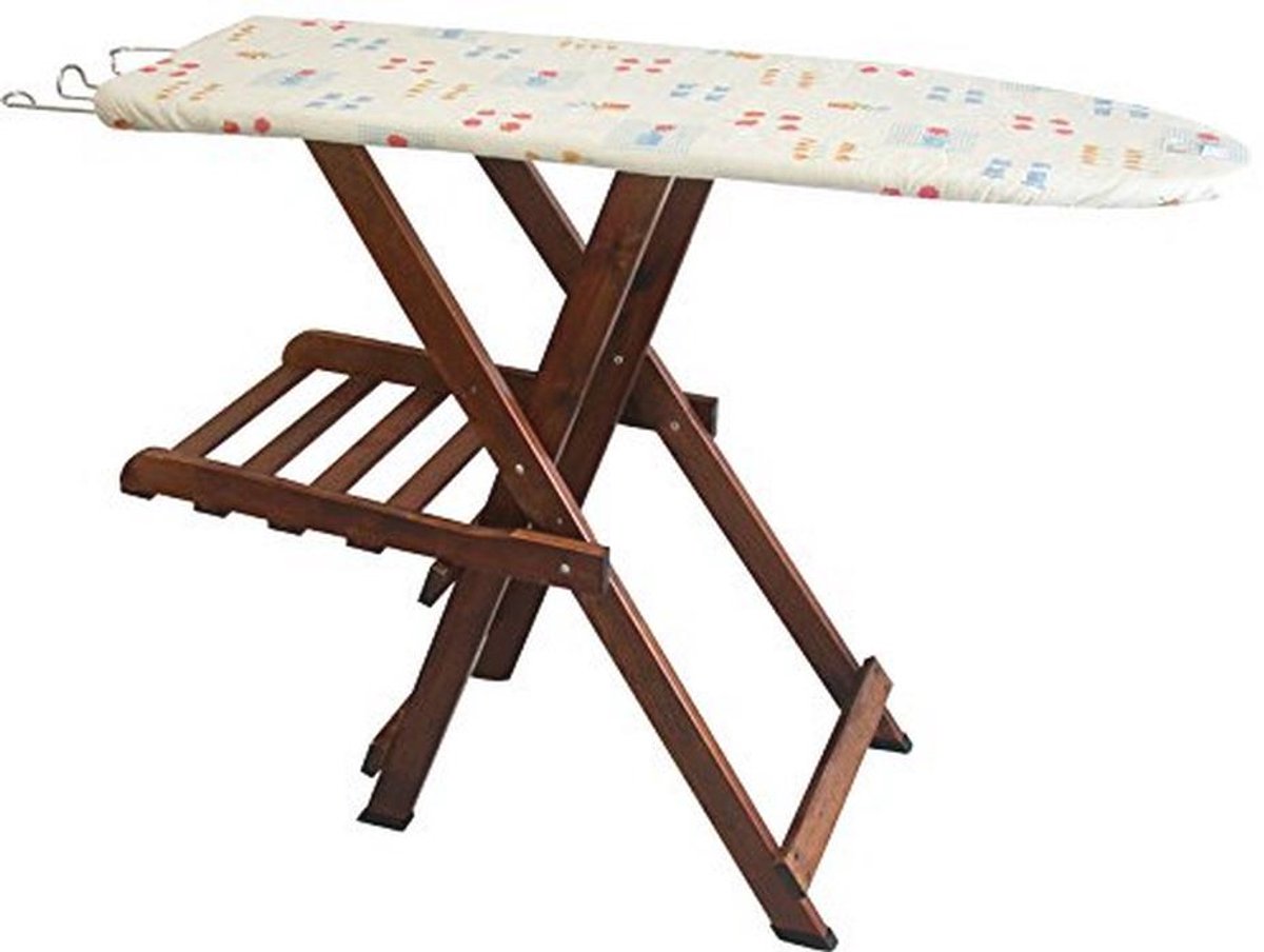 Rechthoekige Strijkplank van Donker Hout