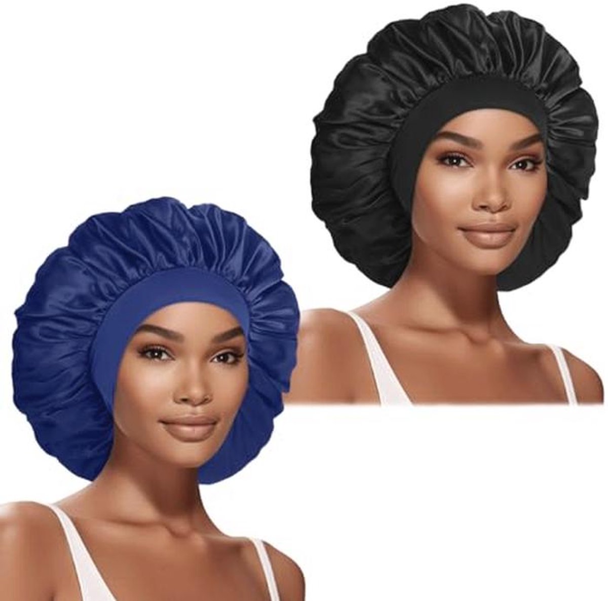 Zijden satijnen haarbonnet voor ladies - ideaal voor krullend haar