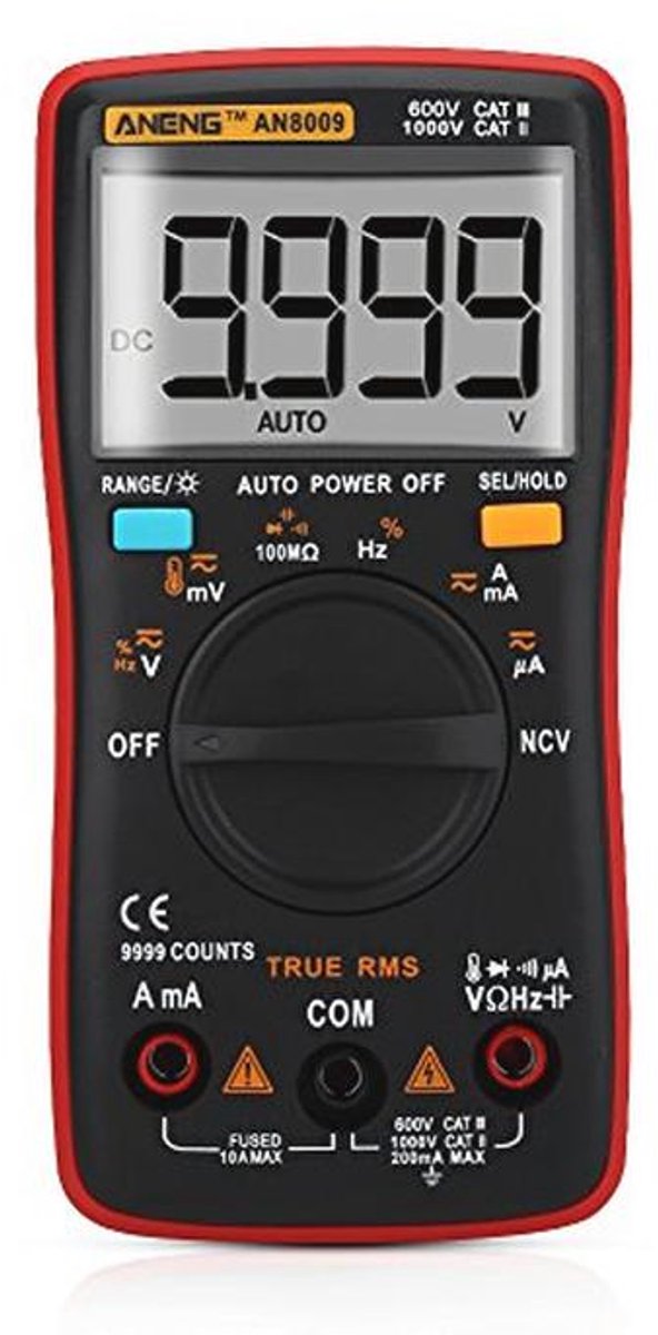 Digitale multimeter Automatisch bereik True RMS AC/DC Elektronische Tensiometer