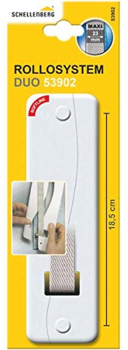 Afdekplaat voor Rolluikband Opwinder | DUO Maxi, Wit, 185mm - Eenvoudige Montage