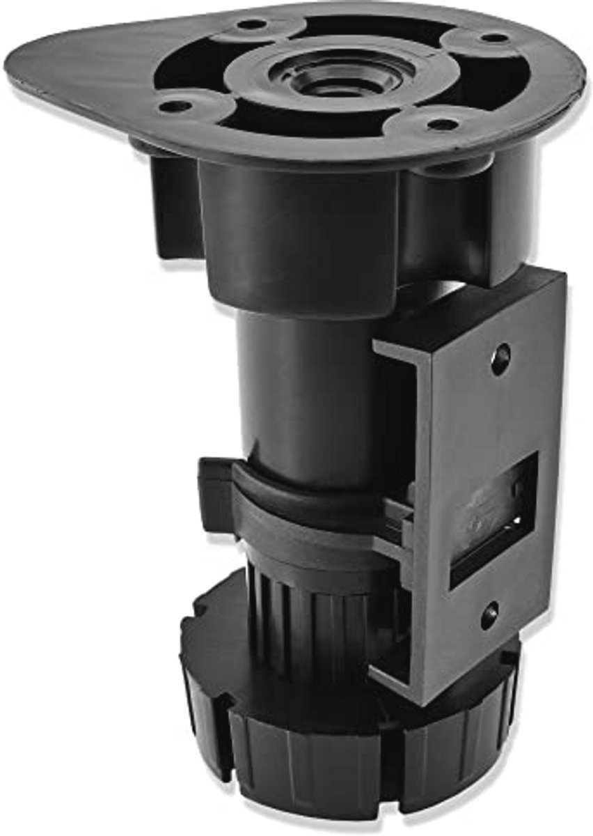 verstelbare meubelpoot 100mm - 160mm - ideale keukenvoet voor meubels