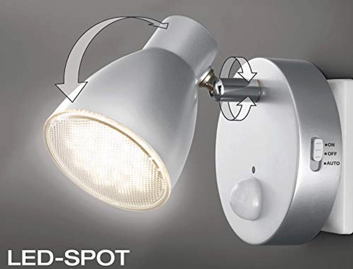 LED sensor nachtlampje met bewegingssensor en automatische functie - ideaal voor oriëntatie en veiligheid