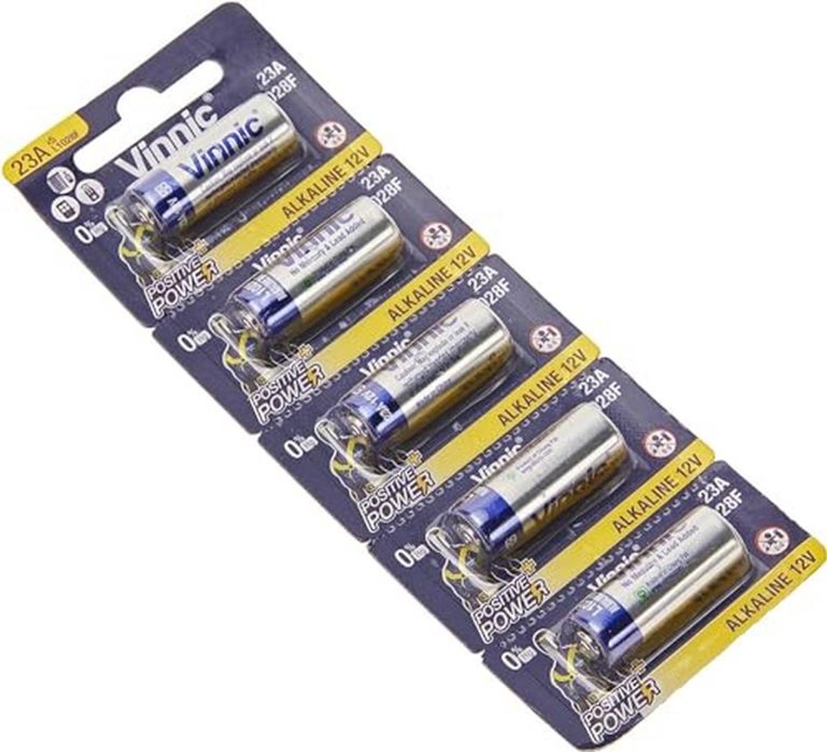 Alkalische cilindrische batterij 23A 12V MN21