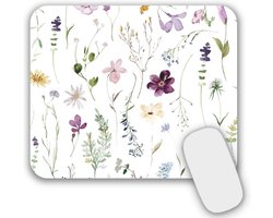 AOKSUNOVA Mouse Pad Small with Motif Small Mouse Pad 24 x 20 x 0.3 cm Mouse Pad Flower