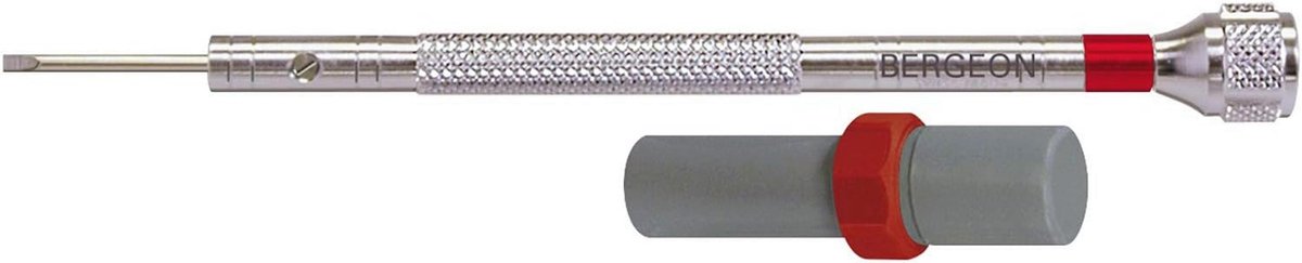Horlogemakerschroevendraaier met reservemesjes - 1.6 mm, paars