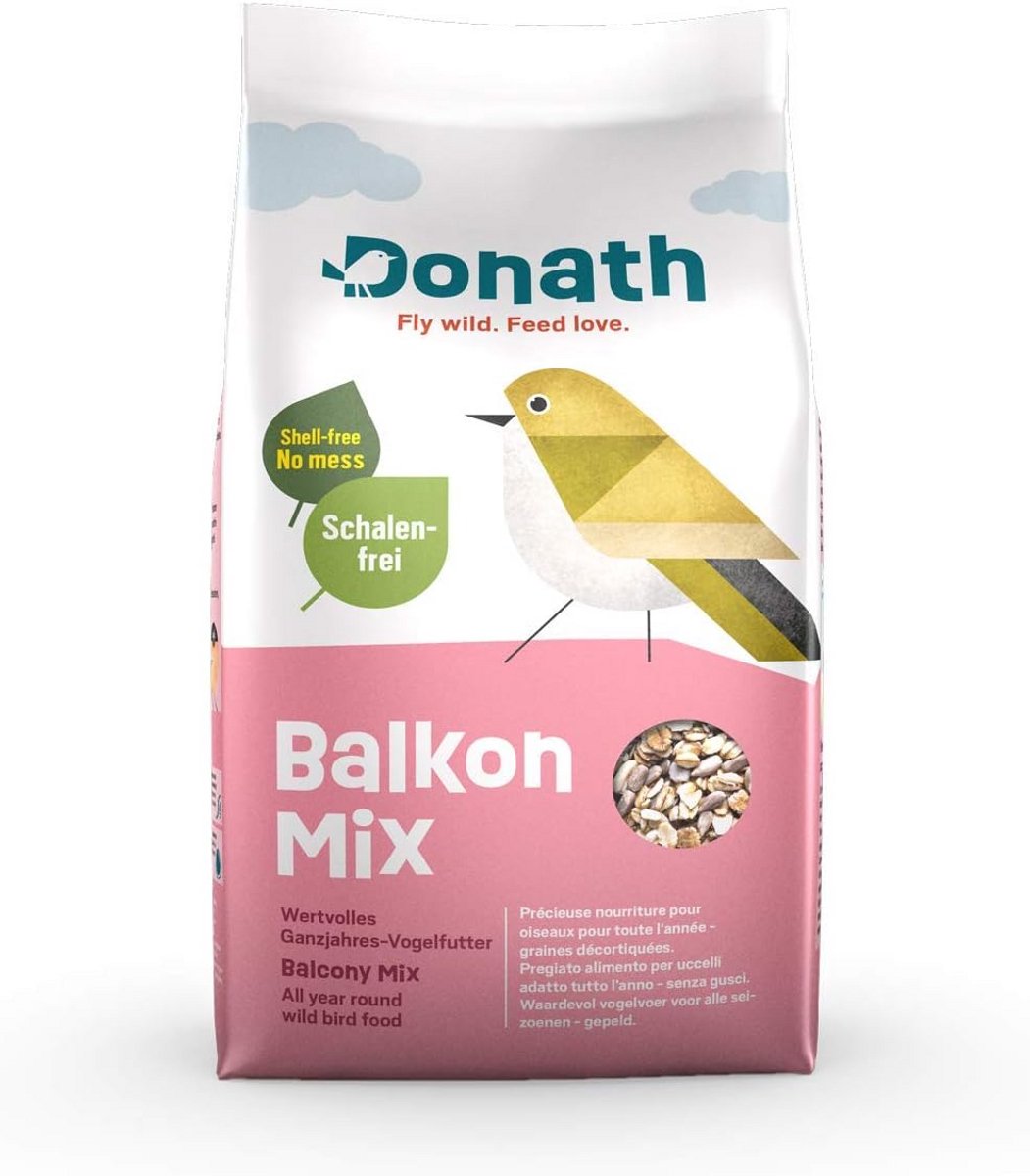 Balkonmix Vogelvoer voor een Proper Terras - Voeder voor Alle Seizoenen