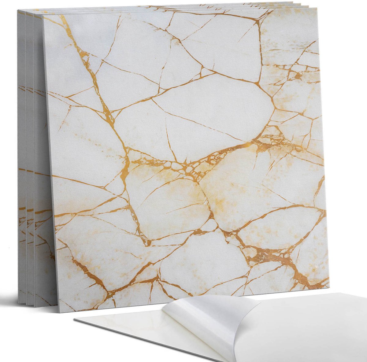 Coloray Wandpanelen Zelfklevend - Elegant marmerpatroon Zelfklevende Wandpanelen - 50 cm x