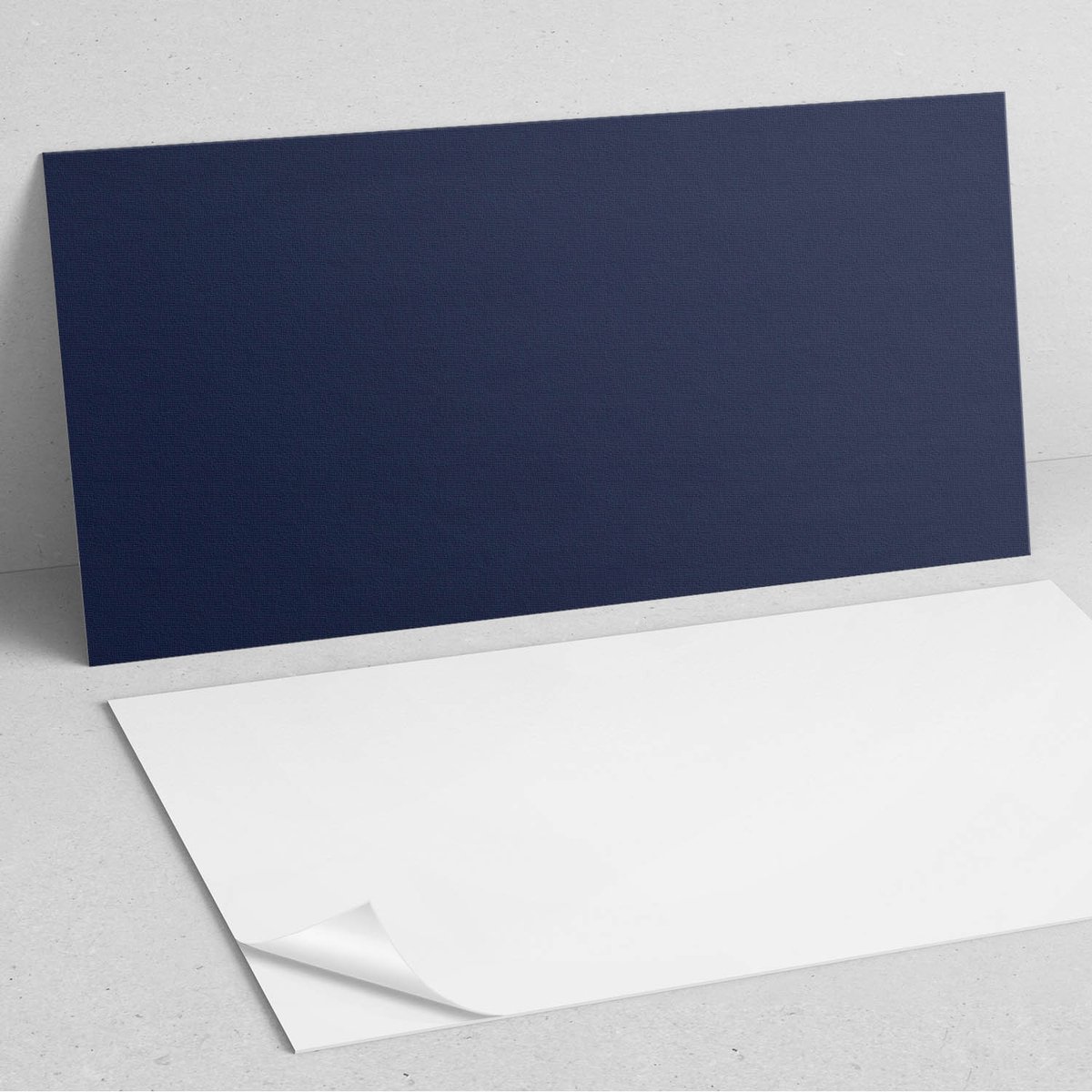 Coloray Wandpanelen Zelfklevend - Kleur: donker marineblauw PVC Wandpaneel - 100 cm x 50 c