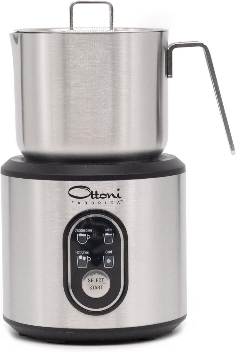 Roestvrijstalen melkopschuimer 350 ml voor perfect melkschuim