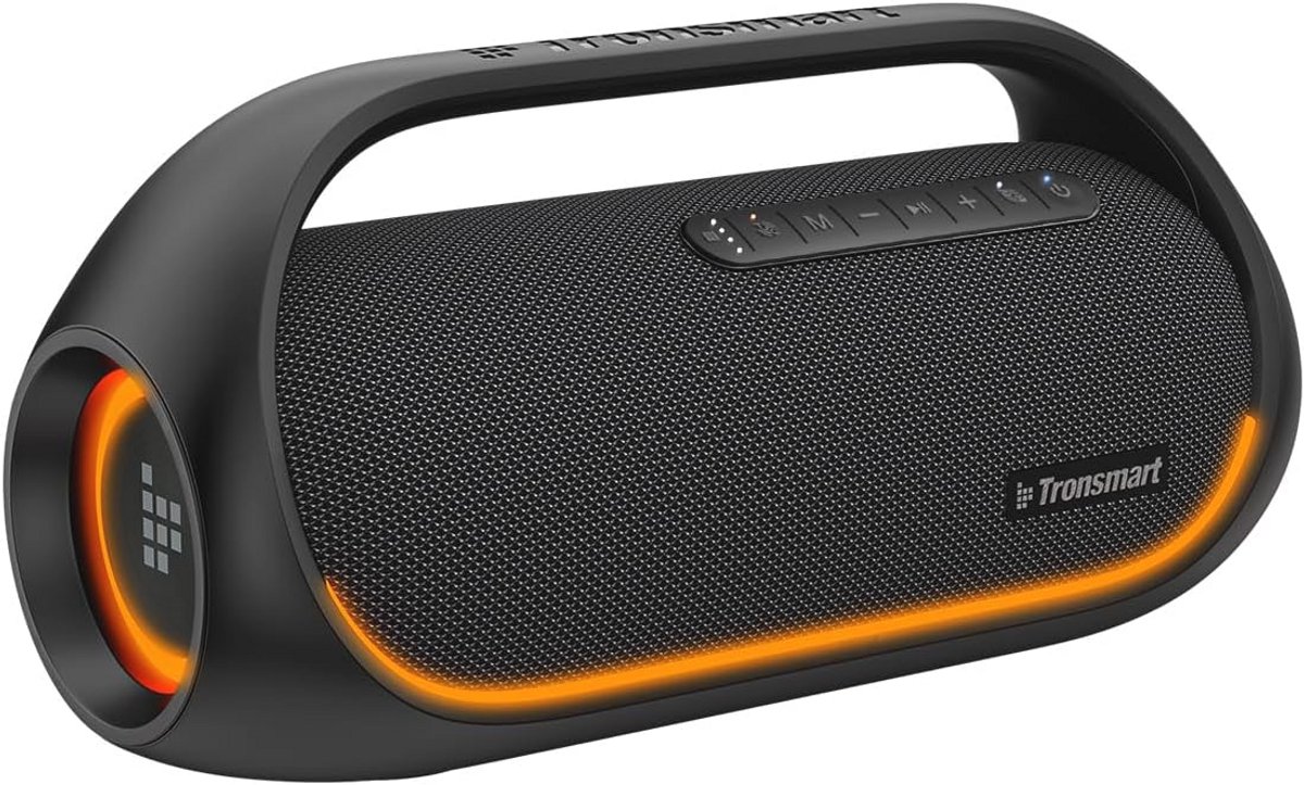 Draagbare Bluetooth Speaker 60W met IPX6 Waterdichtheid en Ritme-Aangedreven Lichtshow