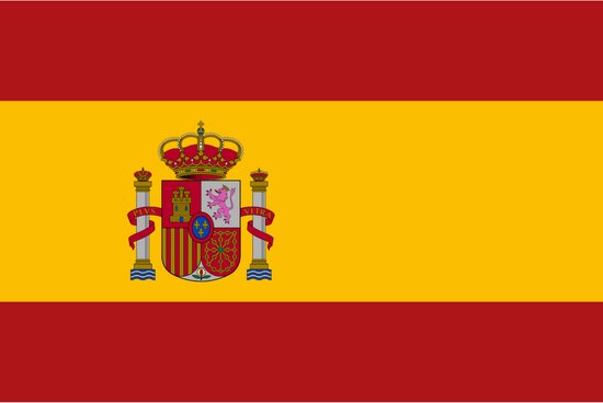 Vlag Spanje - 90 x 150 cm - Spaanse Vlaggen - España